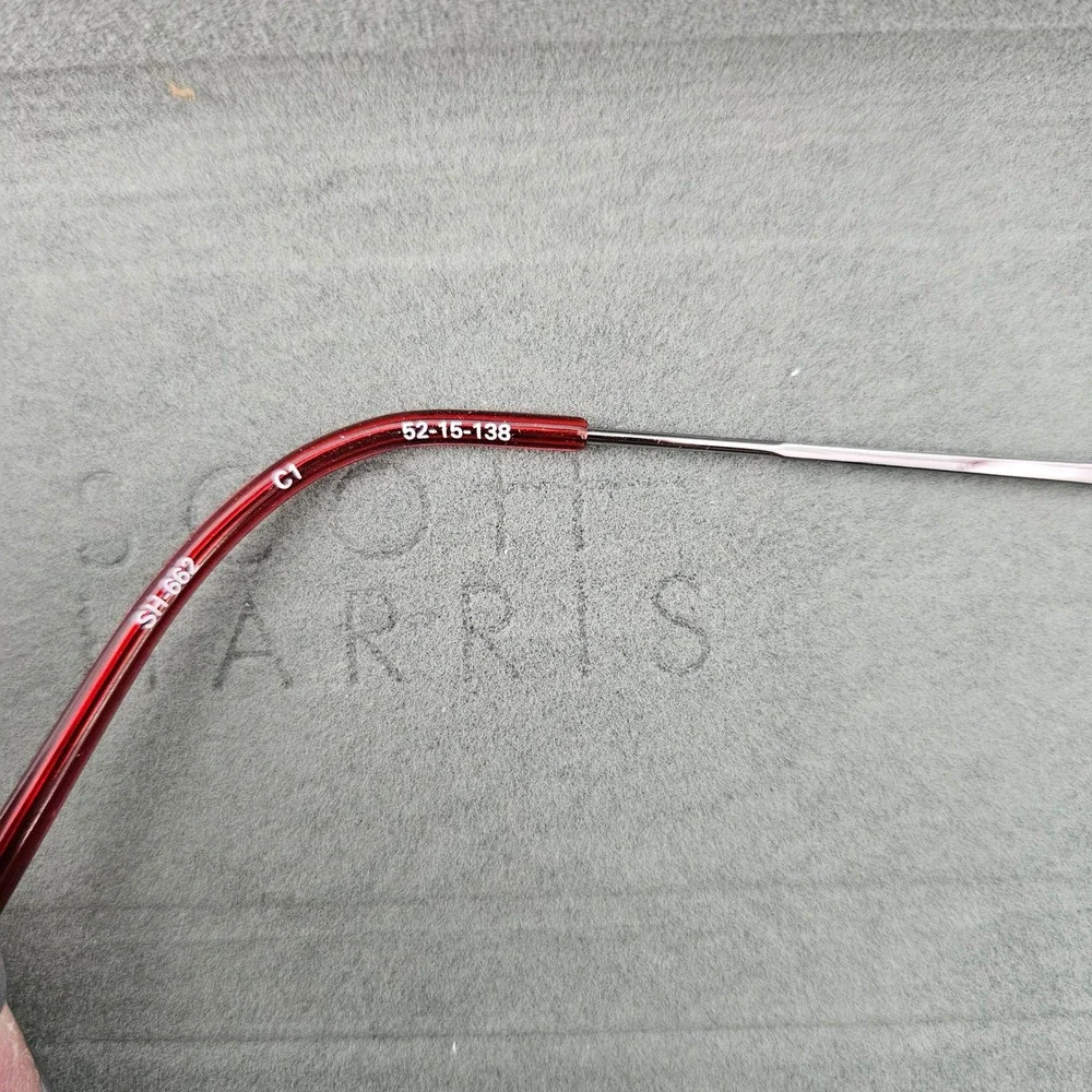 Scott Harris Eyeglass FRAMES ONLY Full Rim Metal Frame Made in Italy SH-682 - Picture 9 of 9